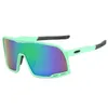 Mode hommes une pièce lunettes de soleil coupe-vent cyclisme lunettes de soleil sports de plein air vélo lunettes Anti-UV lunettes lunettes lunettes A ++