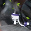 Umidificatore a vapore per auto 12V Mini purificatore d'aria automatico Deodorante per ambienti con interfaccia di ricarica USB 1/2 Bruciatore di incenso Umidificatore