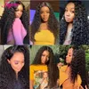 13x6 koronkowa peruka przednia Kurly Human Hair Perg Brazilian Remy Hair Jerry Curl koronkowe przednie peruki Perruque Cheveux Humain2463786