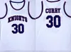 Maglia Davidson Knights Oak Hill High School Stephen Curry Kevin Durant Thompson Camicie KLAY WashingtonState Cougars