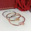 Double tête de léopard Personnalité dominatrice Bracelet femme Argent chaud Livraison gratuite Simplicité Bracelet de danse Offrir des cadeaux Bracelet léopard