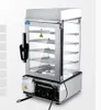 WinYe Acier Inoxydable Bun Steamer Machine 5 Layer Food Display Heat Conservation Cabinet