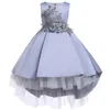 2019 hochwertige Sommerkleid Mädchen Kleidung Party und Hochzeit Kostüm Kinder Kleider für Mädchen Prinzessin Kleid elegant 6 10 12 Jahre Y4400917