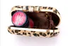 Женский клатч с леопардовым принтом из конского волоса Evening Diomand Bow Clutch Hand Bags212G