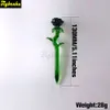 HORNET Rökning Glas Dabber Verktyg Olika mönster 130MM oljeriggar Dab Stick Carving Tool For E Nail Quartz Banger Smoke Water Pipe Mix Partihandel