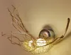 Nordic Simple Creatieve Woonkamer Slaapkamer Nachtkastje Gang Corridor Trap Bird Nest Wandlamp Myy