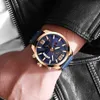 Crrju luxury Multi-Function Chronograph Men Wlistwatch Fashion Sport Sport Waterproof Leather Male Watch lelogio masculino196t