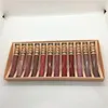 Hot M Makeup 12 color Matte Liquid Lipsticks Kit Cosmetics 12pcs/set Lip Gloss Set in stock By Epacket