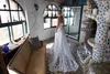 Robes de plage Limor Rosen V couche en dentelle 3D Applique florale Backless Bridal Bridal plus taille robe de mariée robe de Marie