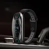 Ny T90 Smart Wristband Bluetooth 5.0 Binaural Heart Rate Blodtrycksövervakning Bländning Ljusfärgskärm DHL Gratis