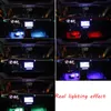 Ny ljud Aktiv El Neon Strip Light RGB LED Bil Inredning Ljus Multicolor Wireless Control Atmosfär Dashdoor 12V