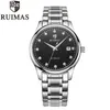 Ruimas luksusowy zegarek biznesowy mężczyźni automatyczny zegar mężczyźni Wodoodporny zegarek mechaniczny Top Brand Relogio Masculino Drop 327e