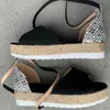 Donne di estate Cinturino Alla Caviglia Sandali Piattaforma Piatto Tacco Medio Spugna Suola Peep Toe 2020 Nuovo Casual Scarpe Da Spiaggia Delle Signore Zapatos de Mujer