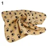 ペット犬毛布犬の爪プリント毛布スローペット猫睡眠マットペットバスタオル暖かい冬ペット用品