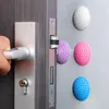 NEW Door Stickers Wall Thickening Mute Golf Modelling Rubber Fender Handle Door Lock Protective Pad Protection Wall Stick protector LX2186