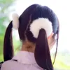 トレンディな弾力性のかわいいヘアクリップバンドロープの毛皮の柔らかい帽子の毛深い赤ちゃん女の子のヘアアクセサリー卸売