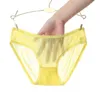 Underkläder för kvinna stor mesh transparent sexiga damer underkläder mitt midja heta panty låg midja transparent mesh underkläder