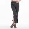 Yoga dansbyxor breda ben palazzo split fitness capris lossa casual mjuka kvinnor sport tights utomhus jogging byxa topp