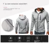 hoodie Men Sport Fashion Wear Men's Hooded Tide Jacquard Hoodies Zipper Hoodie Male Hoody Spring Autumn Coat Cardigan Sweater1037908