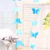 Boutique Mall Fenêtre Suspendus Ornement Tirer Fleur Papier Chaîne Coloré Papillon Papier Enfants Chambre De Mariage Décorer Fête D'anniversaire 3 5yjC1