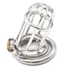 Dispositif de chasteté masculine Cock Cage Pénis Anneau Cock Ring Adulte Jeu avec Anneau Barbelé Anti-off Ceinture de Chasteté Masculine Produits Sexy G266D