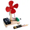 Infrared remote control fan children's technology small production small invention DIY physical experiment new educational toy Science