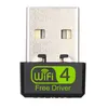 Adaptateur sans fil Mini lecteur gratuit, carte réseau Usb pour ordinateur de bureau, récepteur émetteur Wifi Portable 100 Mbps, 150 pièces