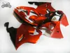 Personalizza il kit carenatura moto per Kawasaki Ninja ZX7R 96 97 98 99 00-03 ZX7R 1996-2003 Set carenature cinesi in plastica ABS rosso dorato