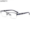 Оптовая продажа-мужской титановый сплав бизнес очки рамки, TR90le половина F мужская дальнозоркость пресбиопия оптические очки кадр