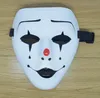 Clown peint à la main masque de danse fantôme blanc Halloween drôle spectacle de danse de rue mignon masque de boule blanche en gros