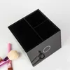 Klassisk högkvalitativ akryl läppstift kosmetisk lagringsbox 4 rutnät makeup fodral multifunktionell läppalve display stativ för damer favorit272u