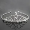 Mode bruids prinses kroon bruiloft tiaras haar sieraden strass hoofdband meisjes kinderen tiara haaraccessoires