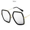 Sunglasses 2021 Oversized Square Women Designer Vintage Red Green Mirror Sun Glasses Superstar Eyewear UV4001