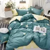 Designer Bed Comforters Sets Duvet Cover Home Textile Solid Comforter Cover Microfiber Modern White Bed Cover9522109