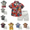 2020 New Baby Boy roupas Sets Meninos Verão Estilo Crianças Vestuário Tops Shorts Meninos Belt Meninas T Calças Sports Suit roupa dos miúdos DHL