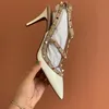 2019 NEWSS freies Verschiffen Art und Weise Hochzeit Frauen Spitzen blau rote Leder Poined Zehen hoch fersen Stiletto Schuhe Sling Pumpen