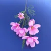 5pcs 60cm Branche de fleurs de Galsang artificielles pour plante Mur Mariage Paysage Arche