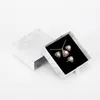 Ddisplaywhite marmor smycken set box bröllopsring fodral halsband presentpaket örhängen packar specialarmband lådan b296c