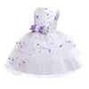 1PC Girls Party Sukienki księżniczki ślubnej spódnicy bez rękawów sukienki Dzieciom welon impreza