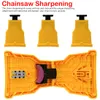 New Hand Tools) The Second Generation Chainsaw Teeth Sharpener Portable Blade Chain Fit for Nonporous/One/Two Holes Saw Bar