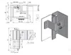 staal elektrische schakelkast controle distributiekast deurscharnier netwerk PS-kast apparatuur reparatie hardware