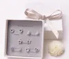 Each set of zircon earring gift box sets whole individual women039s fivepointed star earrings 8209697