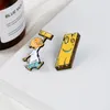 Jonny and Plank Enamel Pin Anime EEnE badge brooch Lapel pin Denim Shirt Collar Childhood Cartoon Jewelry Gift for friends