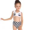 Costume da bagno per ragazza con stampa panda della famiglia Nuovo costume da bagno per madre e figlia Designer Costumi da bagno bikini per bambini