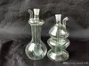 Accessoires de bongs en verre de narguilé de couleur multi-forme ﾠ, Pipes à fumer en verre colorées mini-tuyaux à main multi-couleurs Best Spoon glas