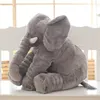 65cm elefante de pelúcia brinquedo bebê dormir volta almofada macio travesseiro de pelúcia boneca recém-nascido playmate boneca crianças presente aniversário t1912261808