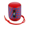 TG129 Mini haut-parleurs Bluetooth portables Caisson de basses sans fil Stéréo HiFi Sound Box Mains libres FM TF USB AUX Haut-parleur extérieur Lecteur audio