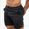 Partihandel-Solid Swimming Shorts Men 2020 Snabbtorkande Swim Trunks Andningsbar Badkläder Strand Kortbräda Surf Badräkt De Bain Homme