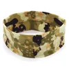 10 style Europe Popular Camouflage Absorb sweat hair band Fashion No Slip sports yoga Hairband Headbands for Women Girls dc515