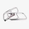 Stainless Steel Automobiles Tail Throat Frame Decoration Stickers For Mercedes Benz GLK X204 CLS 12-17 Exhaust Pipe Accessories